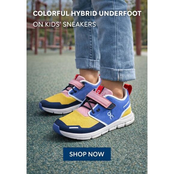 On Cloud Other - On Running Kids Cloud Play Sneakers Colorful Strap Closure Size 13 Kids /